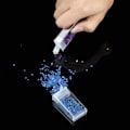 Miniatyrbild 3 av 5: Förvaringslådor för Diamantmålning Tillbehör, 5D Diamantbroderi Pärlor Konstkit Väska Behållare, (64 Rutor) (vit)
