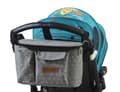 Barnevognsarrangør Barnevogn Buggy Bag Baby Universal Multifunksjonell Oppbevaringsveske (Grå stjerne)