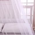 Pikkukuva 5 / 5: Elegantti Pitsi Sängiverkko Hyttysverkko Riippuva Kupoli Mesh Canopy Prinsessa Pyöreä Kupoli Vuodevaatteet Netti Sänky Hyttysverkko, Valkoinen