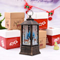 Miniatyrbilde 1 av 2: Julepynt Lys Vintage Julstearinlys Med Led Julenissen Elg Snømann Elg