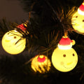 Miniatyrbilde 4 av 4: USB Utendørs Jule-LED Snømann Batteridrevet Feelyss Stjerneformet Lysstreng Lampe Nyttårs Plugg Inn Hengende Tre Feriedekorasjon Jul