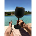 Miniatyrbillede 1 af 5: 2 stk. (sort) senior rustfrit stål sæt. Drikkeglas i rustfrit stål af fødevarekvalitet. Vandglas og blandet drinkcocktail
