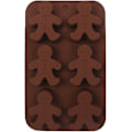 Miniatyrbillede 1 af 5: Chokoladeforme 6-hul Gingerbread Man Silikoneforme, silikonebageform til chokolade, muffin