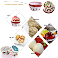 Miniatyrbilde 4 av 5: Cupcakeformer 100 stk Standard Størrelse Papir Bakekopper for Muffins og Godteri Julebjølle