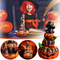 Miniatyrbillede 2 af 5: Spøgelsesgræskar Backflow Røgelse, Røgelseholder, Harpiks Gotisk Til Halloween Jul Fødselsdag Gave