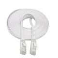 Miniatyrbilde 3 av 5: RJ45 Ethernet nettverkskabel Flat Patch Router Interessant Lot Hvit 3m