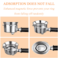 Miniatyrbillede 3 af 5: Espresso doseringstragt i præcisions aluminiumlegering - tilbehørssæt til håndfri dosering (51 mm)