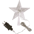 Miniatyrbilde 2 av 5: Juletrtopper med 10 LED-lys og støpsel - Belysning Juletrtopper i varm hvit - Juletrstjerne Topp