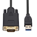 Miniatyrbilde 3 av 4: USB til VGA Adapter USB 3.0 til VGA Videokabel Konverter for Projektor TV