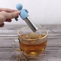 Miniatyrbillede 5 af 5: 304 Rustfrit Stål Te Filter Infuser Rustfrit Stål og Silikone Te Infusers Sæt med 2 Filter Diffuser Te Infuser Kreativt Te Filter med Silikone