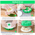Miniatyrbilde 3 av 5: Casecover 6 Huller Sushiform Onigiri Risboll Bento Press Maker Form Praktiske Verktøy for Kjøkkenutstyr Grønn 1 stk