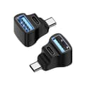 Miniatyrbillede 1 af 5: Type-C-adapter en til to multifunktionel Type-C han til USB hun + Type-C hun understøtter samtidig brug