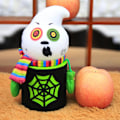 Miniatyrbillede 5 af 5: Halloween Slikpose - Græskar, Spooky Zombie, Bat, Dukke - Opbevaringspose til Slik - Sød Halloween Slikboks - Børn Halloween Spøgelseshus Festgave - Sort Kat
