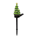 Miniatyrbilde 1 av 5: Juletrær Solar LED Hage Lys Utendørs Solar Julelys 1stk-grønn