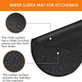 Miniatyrbillede 4 af 5: KitchenAid Mixer Mover Artisan Stand Mixer Blender Anti-slip Pad, Gummipude til 4,5-5 L/6-8 L Køkkenapparater L Sort kant