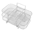 3-Tier Stainless Steel Rack for Air Fryer, Stackable Design for Even Heating and Extended Capacity