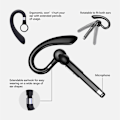 Miniatyrbillede 7 af 7: INF Øretelefon Bluetooth 5.1 Dobbelt-Mic CVC 8.0 støjreduktion Sort Sort