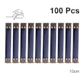 Miniatyrbild 2 av 3: 100 st 10 cm Metall Inre Flexramar DIY Ersättningsfjäderklämmor Handväskshängslen För Myntplånbok Spänne Väska Handväska - Mörkgrön