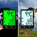 Miniatyrbillede 5 af 5: Cykelcomputer Funktioner Touch Cykel Speedometer Odometer Vandtæt Cykelcomputer med Baggrundsbelysning