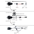 Pikkukuva 3 / 3: 3,0 tuuman sumuvalot projektorilinssillä 12000lm Bi-xenon Hid sumuvalo, yhteensopiva Corolla Yaris Avensis H11 Musta