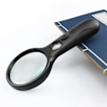 Miniatyrbillede 2 af 5: LED-lys Håndholdt Forstørrelsesglas Lupe Observationsboks Med Skala Inspektionsfrimærker C C