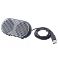 Miniatyrbilde 1 av 5: USB Min høyttaler Datamaskin Høyttaler Strømdrevet Stereo Multimedia Høyttaler for Bærbar PC (Svart)