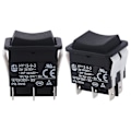 Miniatyrbillede 1 af 2: HY12-9-3 Lille Industriell On/Off Sikker Enpolet Vippekontakt Trykknapp [DB] 2PCS