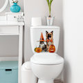 Pikkukuva 2 / 5: Halloween-seinätarrat 3D Halloween-lattiatarrat Seinätarrat WC-kannen tarrat Irrotettavat vedenpitävät taidemaalaukset Kauhu