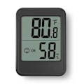 Miniatyrbilde 4 av 4: Mini Digital Termometer Hygrometer Temperaturmåler med 5s Rask Respons for Hjemmemiljø Temperatur og Fuktighet (Svart)