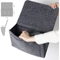 Miniatyrbillede 2 af 5: Sengside Organizer, Sengside Taske, Filt Seng Lomme, Organizer Opbevaring Lomme, Sengside Opbevaringstaske, Sofa Armlæn Taske, Filt Seng Lomme, Til Telefon, Fjernbetjening, Avis
