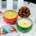 Miniatyrbilde 3 av 5: Soyvoks Juleduftlys for Stressavlastning, Avslapping, Bad og Yoga - Rød