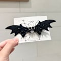 Pikkukuva 3 / 5: 2 kpl Kallojen Hiukset Naisille Tytöille Halloween Hiuspidikkeet Barrette Alligator Hiusneulat Taapero Teinit Lapset Jouluasu