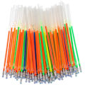 Miniatyrbillede 1 af 2: 100 stk. Studenterpen Farvede Efterfyldninger Multifarvet DIY Pen Efterfyldninger Tegning Kladde Pen Efterfyldninger Forbrugsvarer Assorteret Farve 13,1X0,3CM