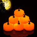 Pikkukuva 1 / 5: 12 kpl LED-kurpitsavaloja, Halloween-kurpitsat paristoilla, kurpitsateekuumavalot, valaisevat kurpitsalyhdyt Halloweeniin