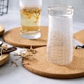 Miniatyrbillede 2 af 5: 4 stk. korkunderlag til tallerkener, gryder, pander og planter, 7,4\" diameter, varmebestandige korkunderlag til gryder og panderBrun