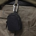 Miniatyrbillede 3 af 5: Bærbar Herre EDC Militær Håndtaske Nøgle Headset Holder Mønt Håndtasker Khaki