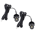 Miniatyrbillede 4 af 5: Dæmpbar Mini Spotlight 5V Mini LED Spotlight 1 til 2 Spotlights med Lysdæmper til Display Smykkeskabe Veranda [Db] Sort Black Warm Light