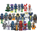 Miniatyrbillede 1 af 2: 24 Phantom Series Byggeklodser Ninja Minifigurer Saml Byggeklodser Legetøj