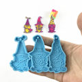 Miniatyrbillede 3 af 5: Dværg Dukke Gnome DIY Nøglering Harpiksform Silikonform DIY Håndværk UV Epoxy Harpiks M