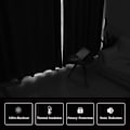 Miniatyrbilde 4 av 5: 42 tommer x 63 tommer (B x L) Lystette Gardinblinds - 2 Paneler, Ren Farge Lystette Vindusgardiner Stanglomme Stue Rom Vindusgardiner Soverom