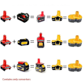 Miniatyrbillede 5 af 5: Adapter - Batteriadapter til værktøj 18V - 20V DCA1820 DCB090 USB-funktion konverteret til DC9096 DE9