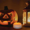 Miniatyrbilde 2 av 5: 2-pakks Julepynt Gresskarlys, Batteridrevet Dimmbare Jack-O-Lantern LED Gresskarlys med Timer & Fjernkontroll