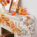 Miniatyrbilde 3 av 5: (13'' x 72'') Høstbordløper, Høstdekorasjoner for hjemmet, Gresskarhøstløper for bord, Sesongmessig høst, Thanksgiving-ferie