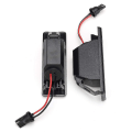 Pikkukuva 3 / 5: 2 kpl Auton 18 LED:n Rekisterikilven Valot Muovia Sopii Nissan Qashqai