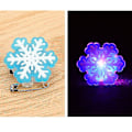 Miniatyrbillede 2 af 2: 10 stk LED-mærker, Plastik Tegneserie Element LED Lysende Brosche Til Fest Klub Daglig Påklædning