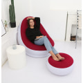 Miniatyrbilde 2 av 5: Oppblåsbar Sofa Polyester oppblåsbar camping sofa, sammenleggbare solsenger, luftmadrasser Para Estrenar