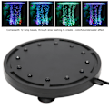Miniatyrbillede 8 af 8: Q12 Akvarium Boblelampe Fisketank Landskabsbelysning LED Dykkerlampe Iltberigelsesplade 100‑240V EU-stik