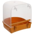 Miniatyrbild 2 av 2: Fågelburtillbehör Papegöja Duschbox Fågelbadsrör Fågelduschbox Fågelbadkar Box Husdjurstillbehör