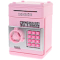 Miniatyrbild 2 av 3: Leksakspaket för barn Kodsäker Box Barn Spargris Kod Sparbox Pengar Sparbox Rosa