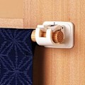 Miniatyrbild 3 av 5: Självhäftande Krokar Handduk Gardinfäste Draperi Stång Upphängningsstångsklipp (3 set (6 st))